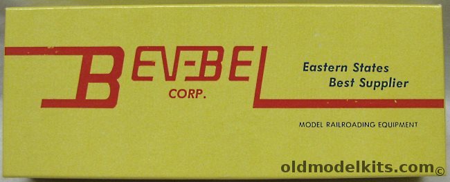 Bev-Bel 1/87 50' Outside Braced Auto Box Car Reading - HO Scale Craftsman Kit, 110 plastic model kit